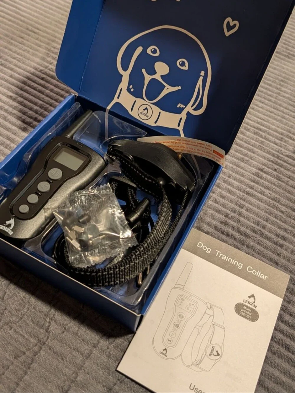 Dog Training Collar with Remote - Black